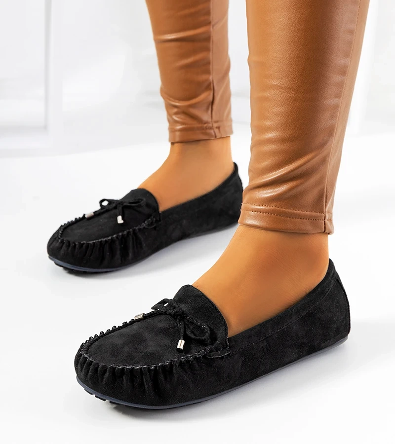 Fekete Shannon mokaszinok