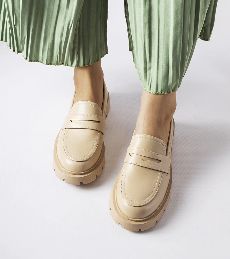 Zöld elegáns mokaszin Puccianiello