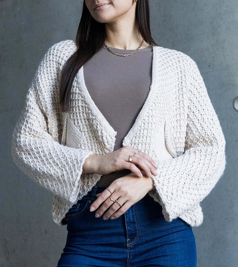 Fehér Nira kardigán