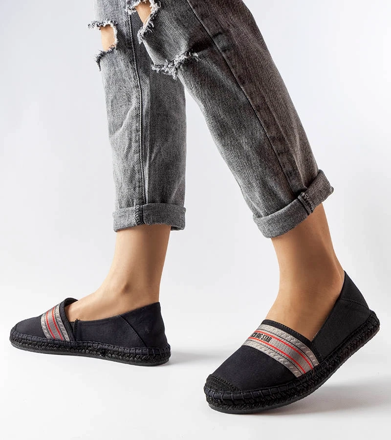 Fekete espadrille Big Star LL274894