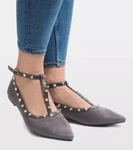 Szürke balerina 127-13