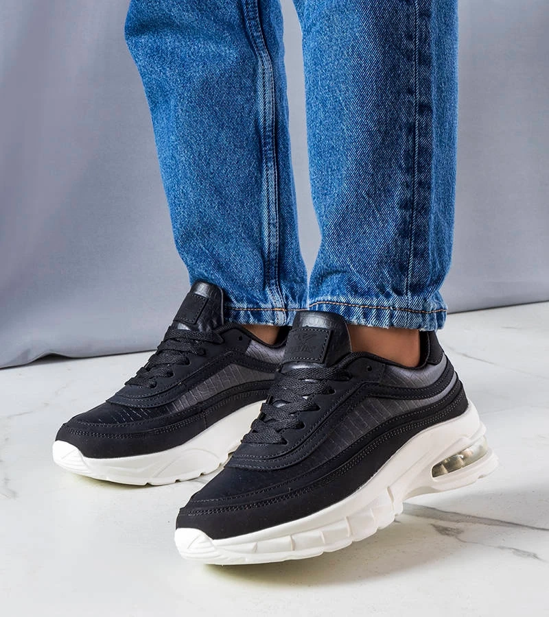 Fekete sportcipők Courtne