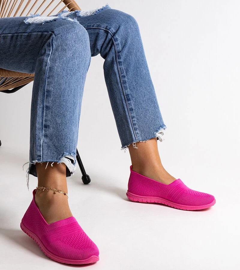 Sötét rózsaszínű Shalha csúszka teniszcipők