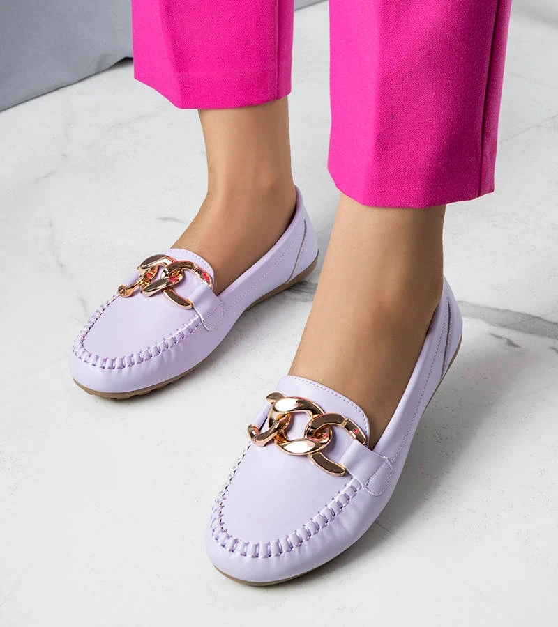 Lila láncos mokaszin Norma