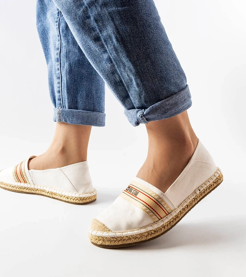 Fehér espadrille Big Star LL274893
