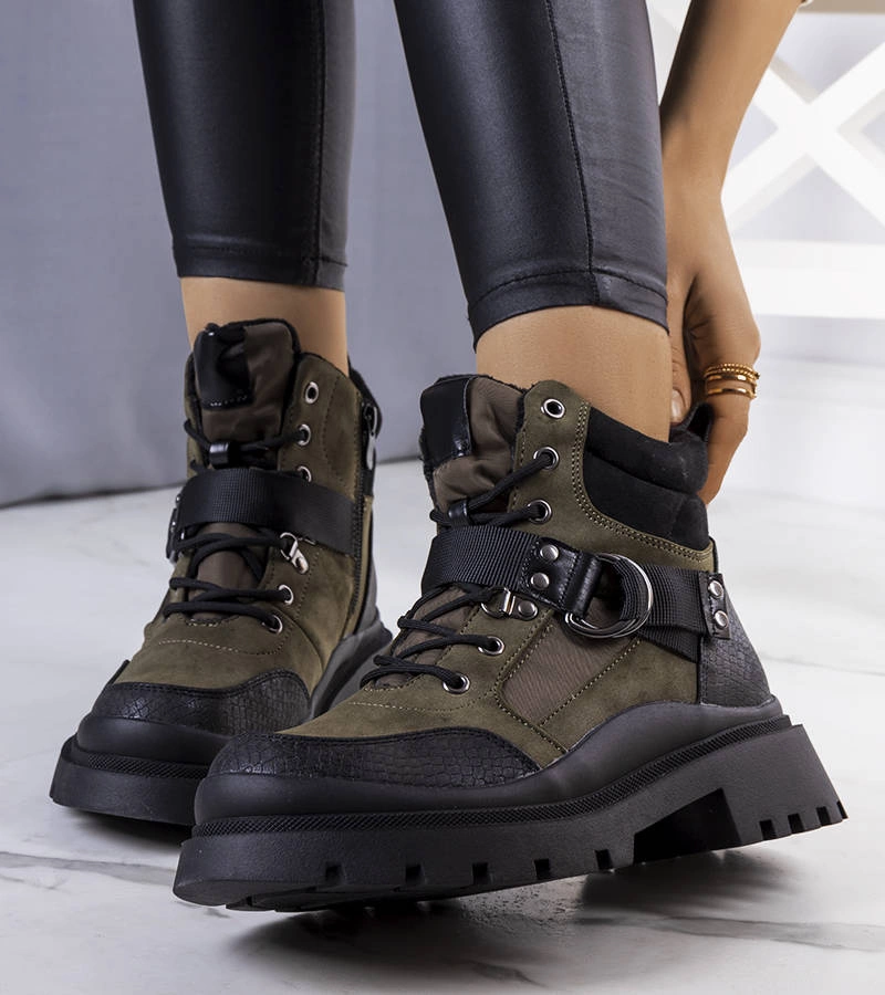 Zöld bélelt trapper Zakira