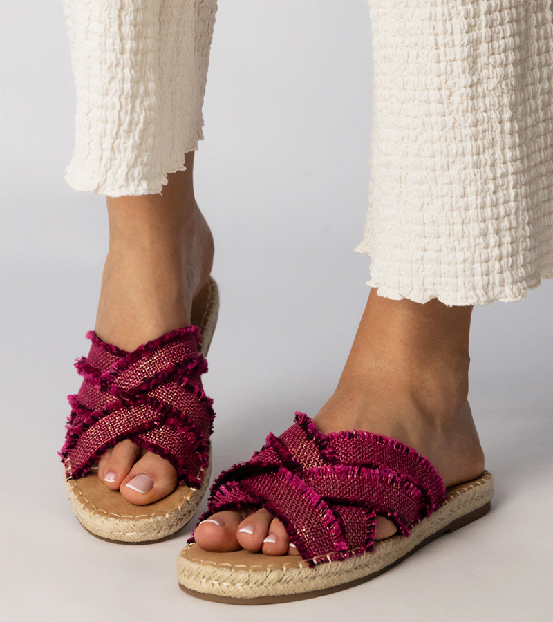Rózsaszín Berunda espadrillák