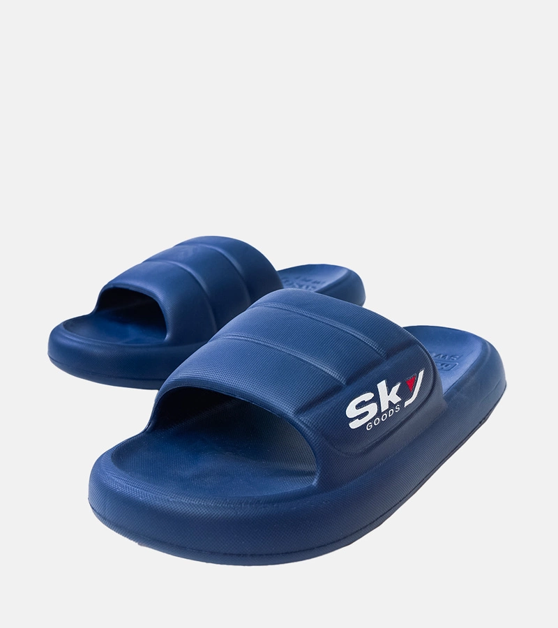 Torwald sötétkék férfi gumipapucs