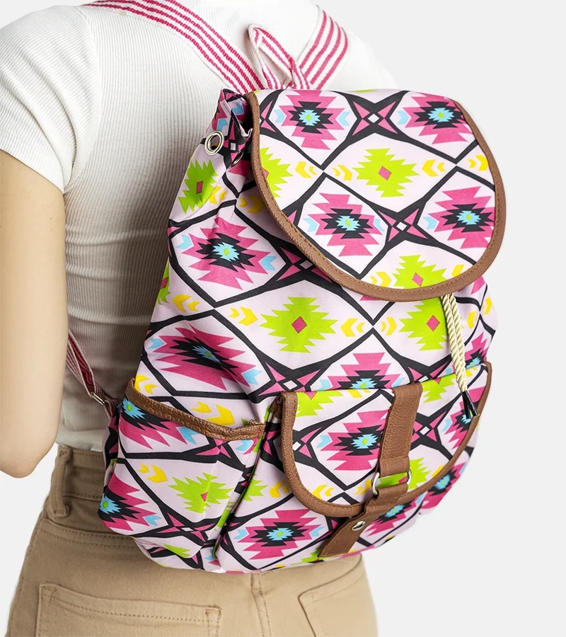 Rózsaszín női hátizsák Vieira