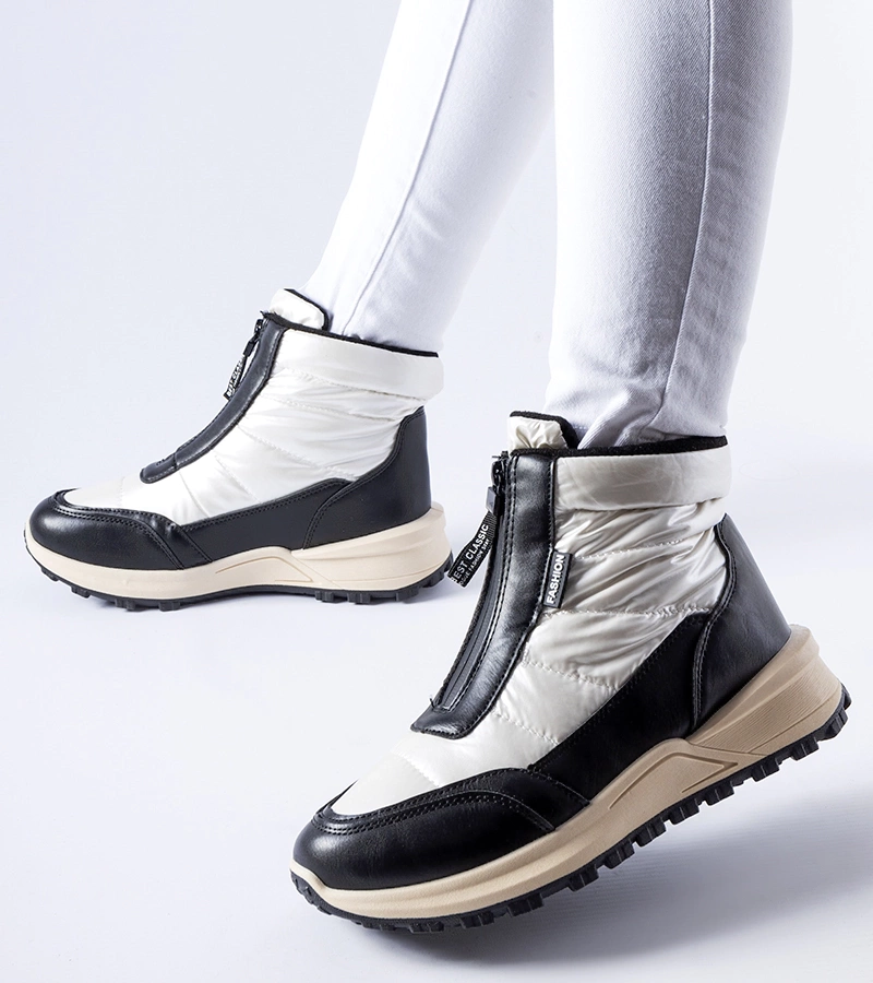 Fehér bélelt hótaposó Ritter cipő