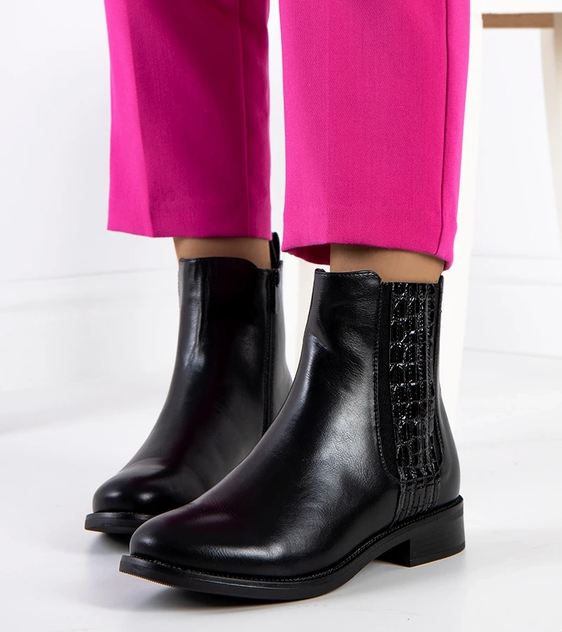 Fekete bokacsizma Rotherham