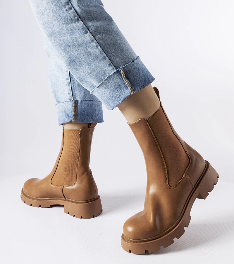 Barna magas csizma Verones