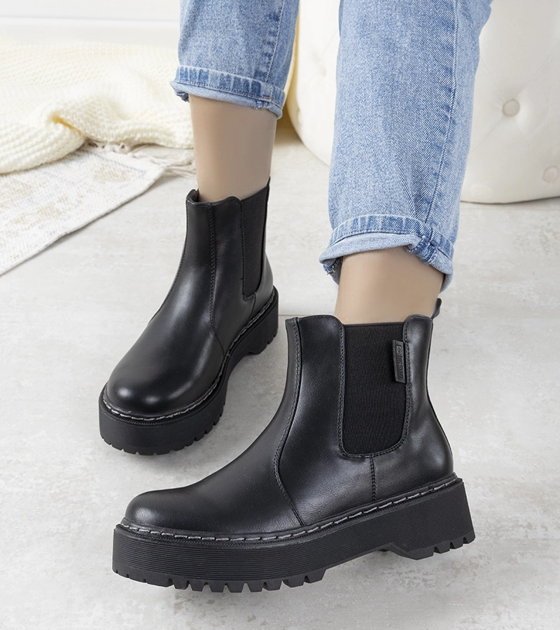 Fekete Big Star II274101 bokacsizma