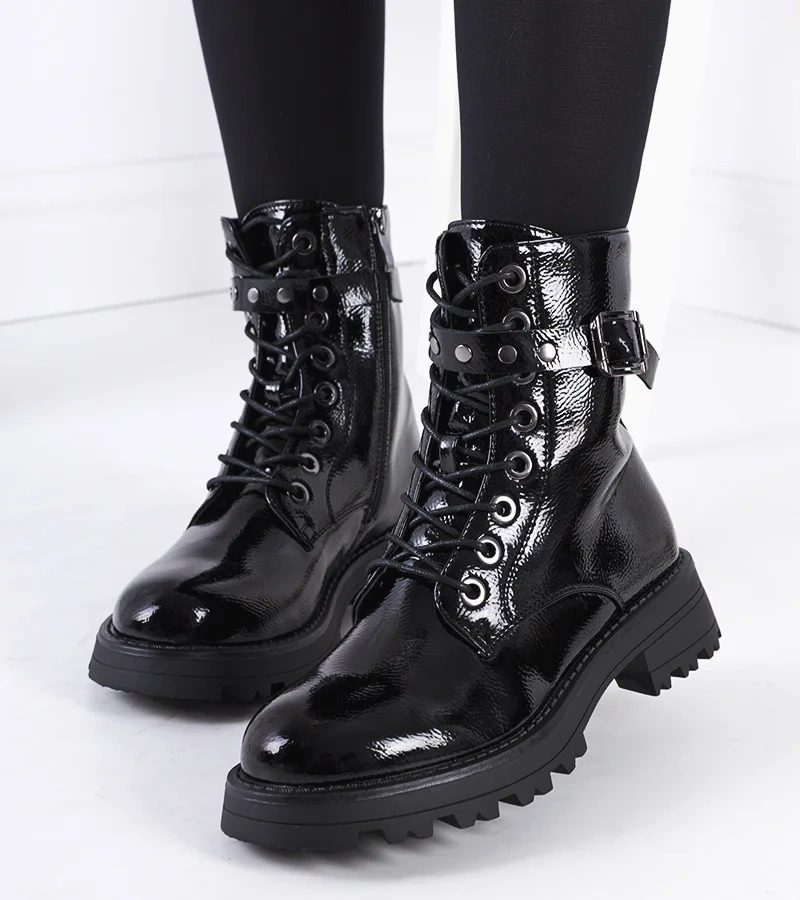 Fekete fényesített trapper Narnclaedra