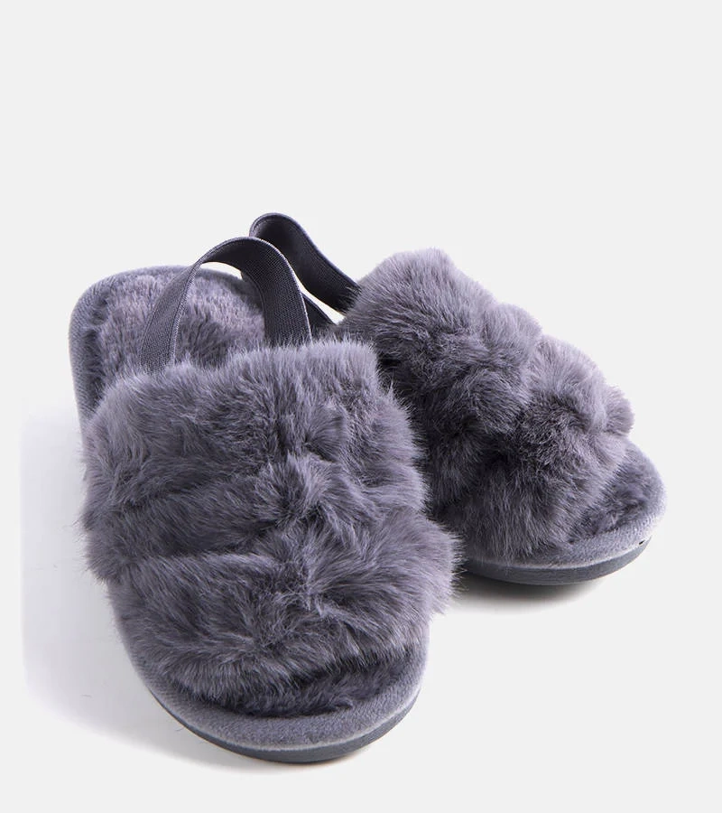 Szürke gumis papucs Mia