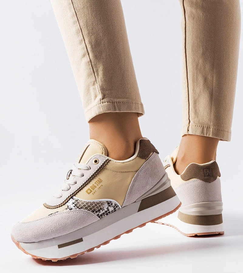 Barna Big Star LL274364 tornacipők