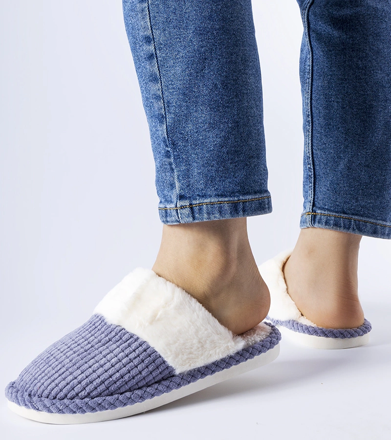 Frappier meleg kék papucs