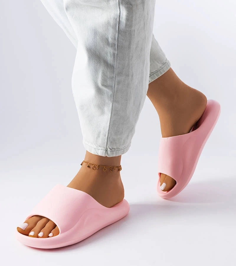 Rózsaszín gumi papucs Cecil