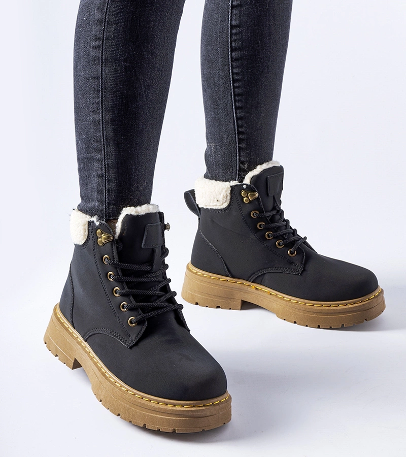 Fekete bélelt munkásnadrág Burgondi