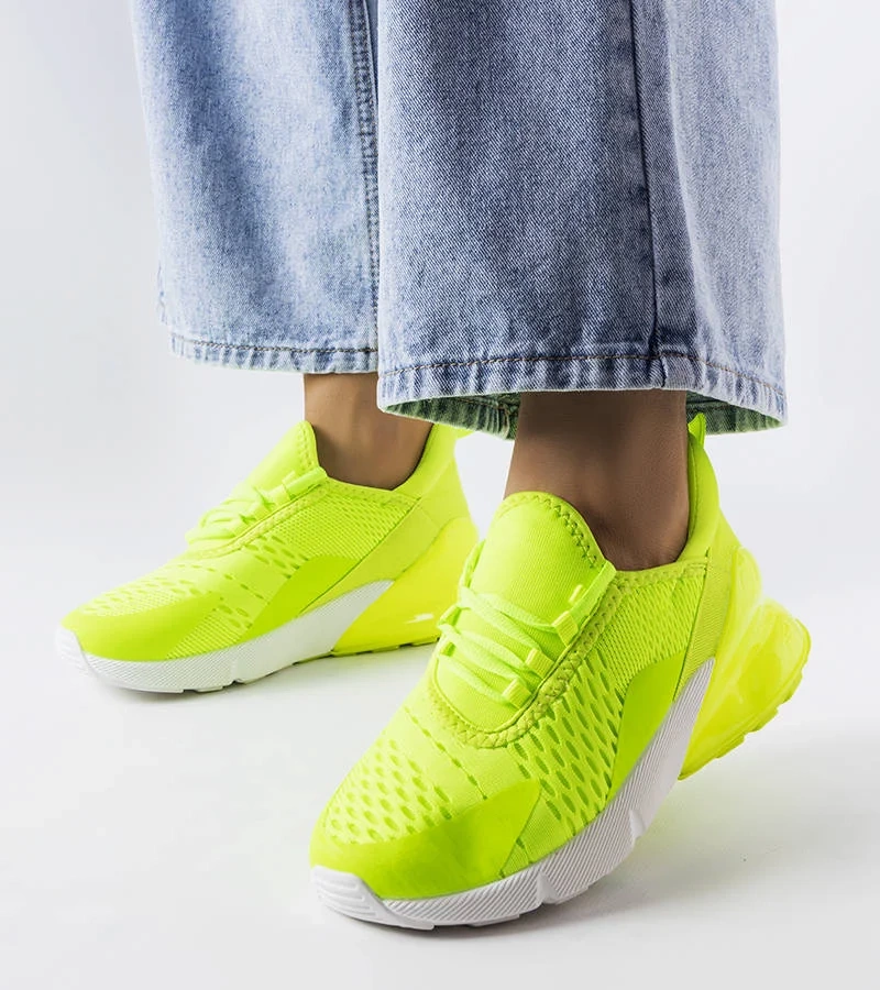 Zöld neon sportcipő Court