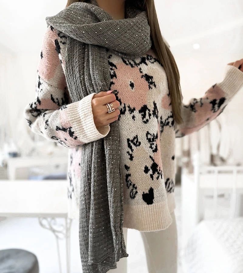 Szürke pöttyös Khalil sál