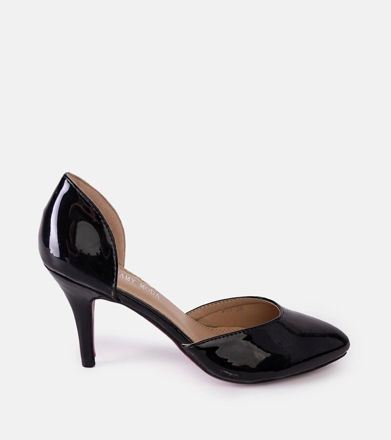 Antimina fényes fekete cipők