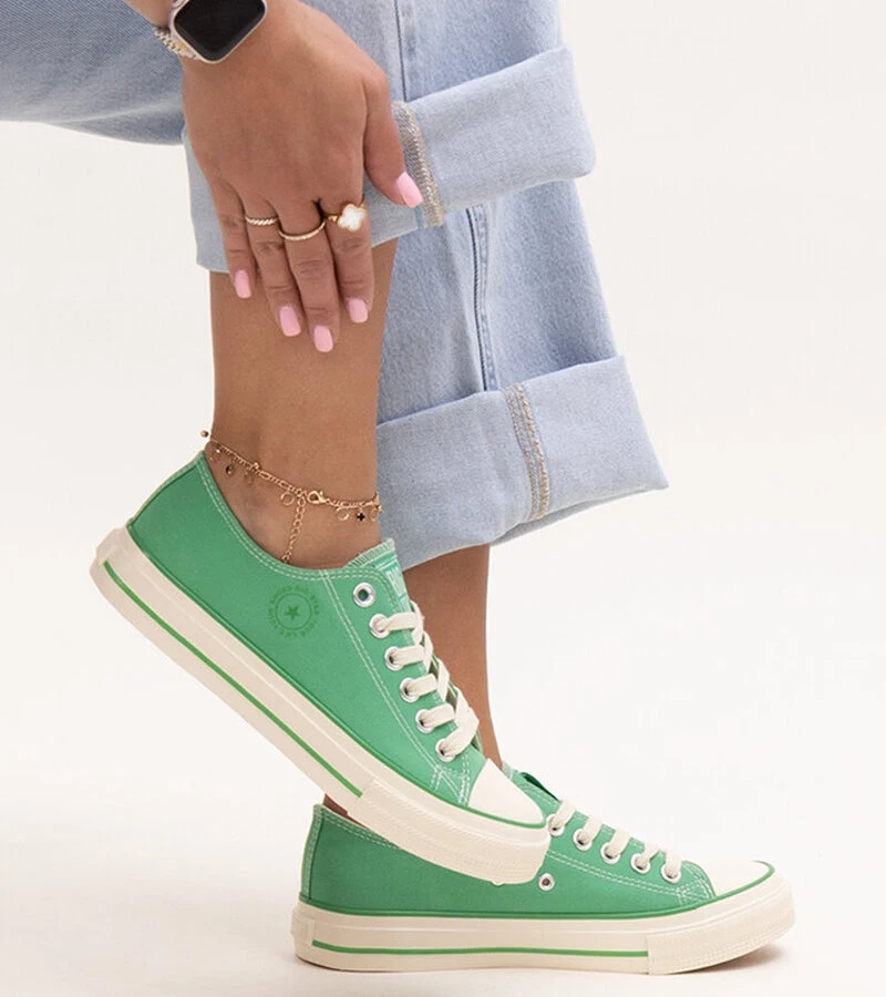 Big Star NN274268 zöld tornacipő