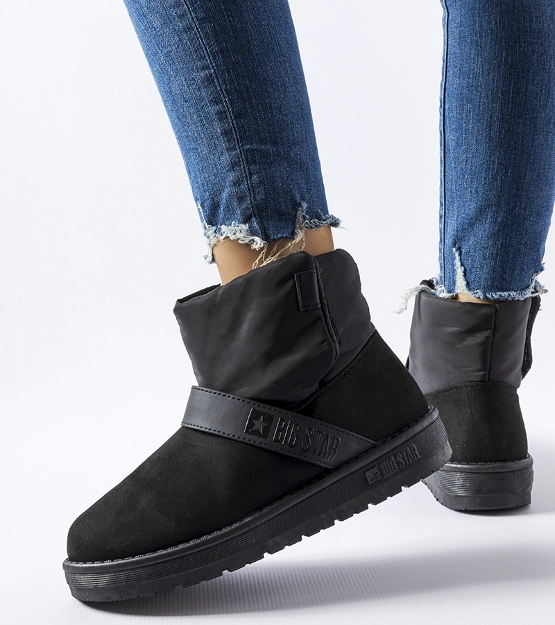 Fekete bélelt hótaposó Big Star MM274151