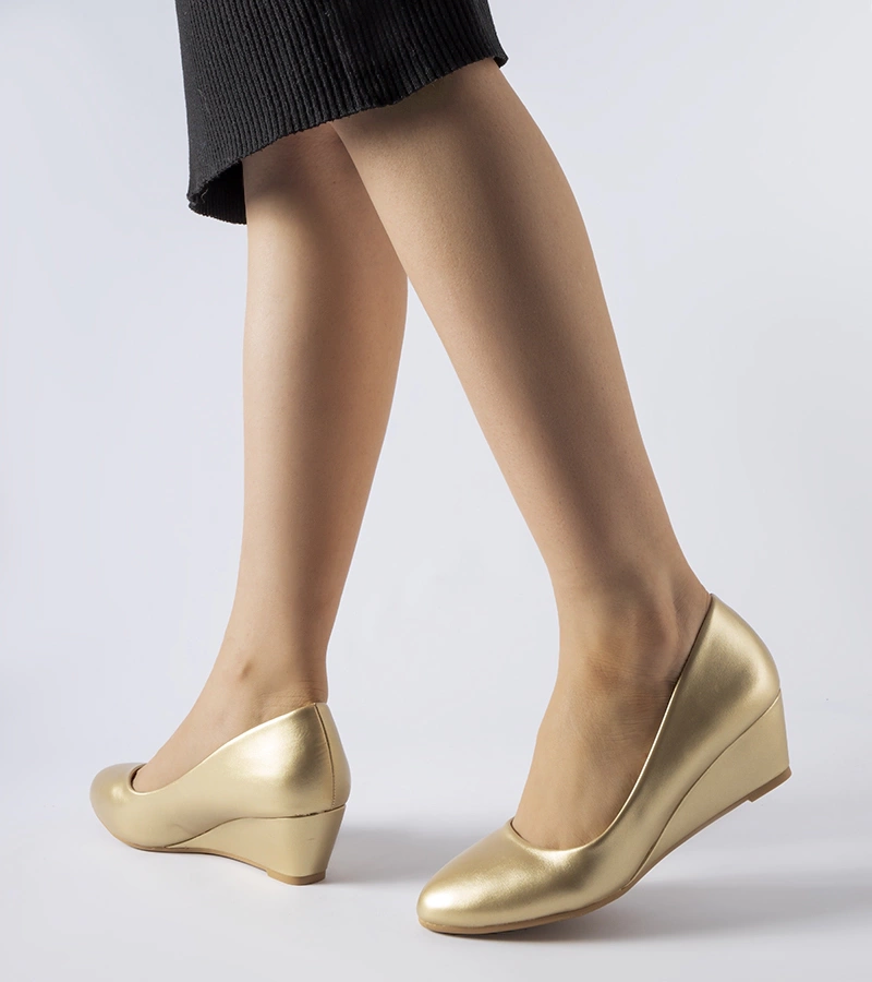 Aranyműbalerinák alacsony platformmal Houston