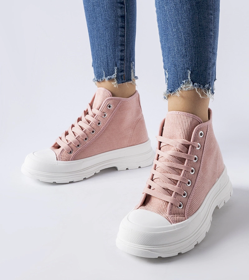 Villaggio rózsaszín bokacsizma