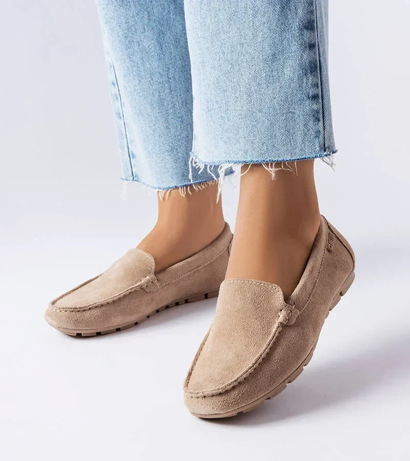 Barna bőr mokaszin Big Star JJ274658