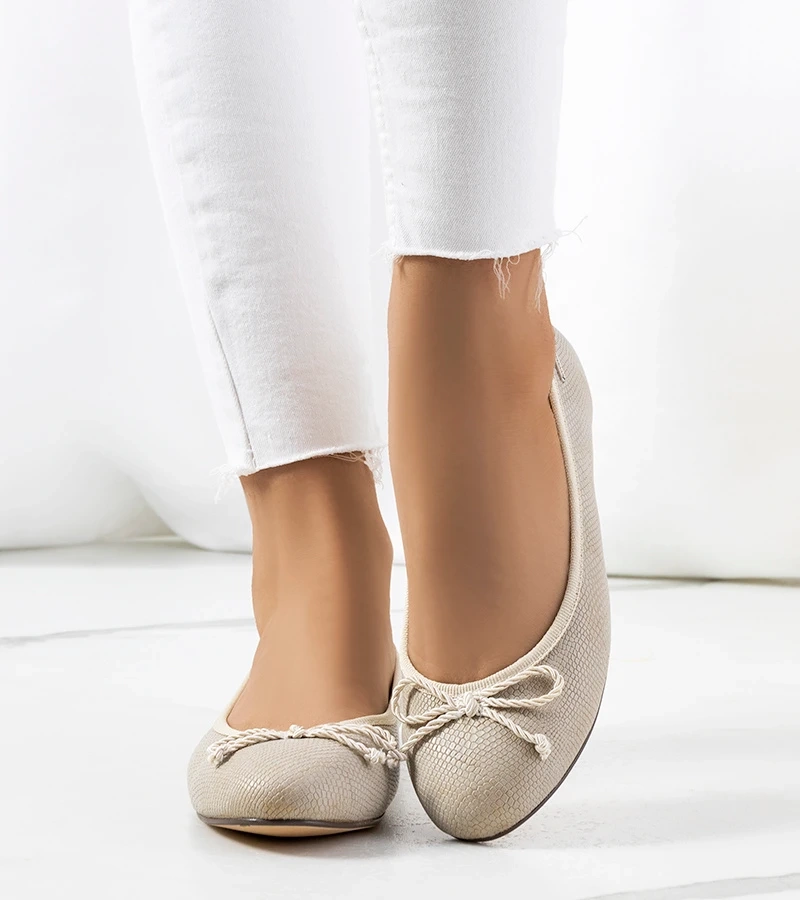 Női bézs balerina cipők Villers