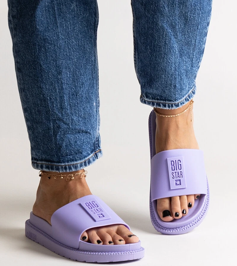 Lila Big Star LL274426 papucs