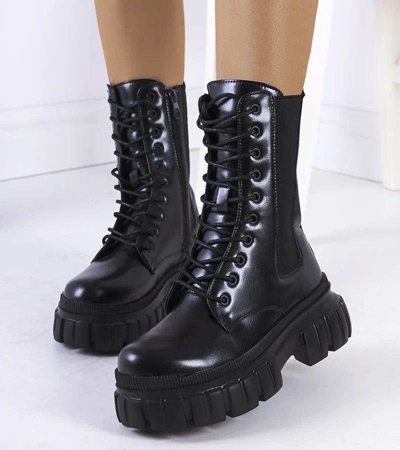 Fekete Nankin bokacsizma