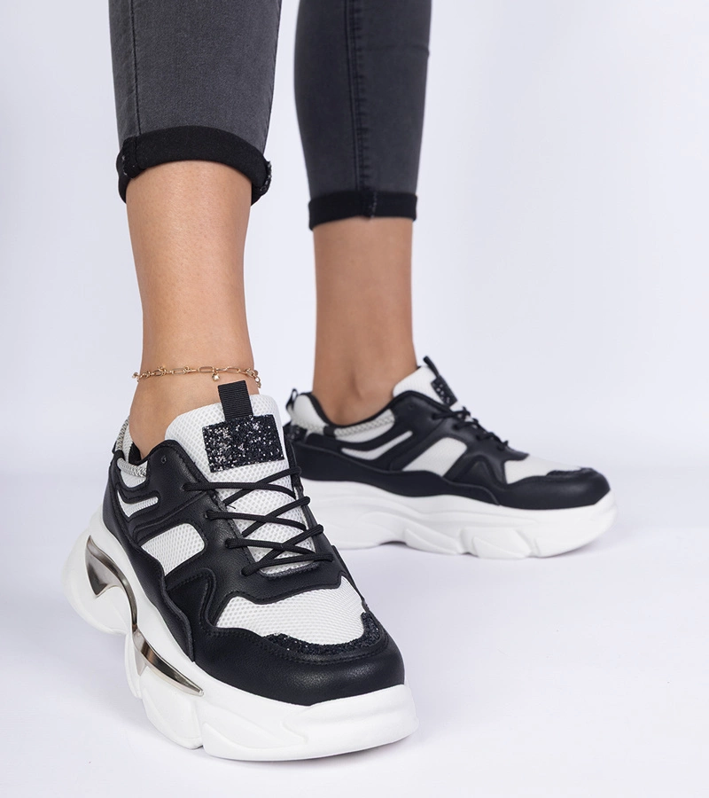 Fekete női sportcipő Prutto