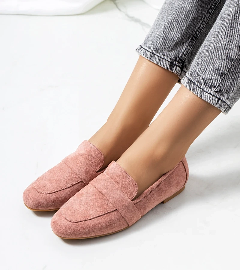 Hanna rózsaszín női félcipők