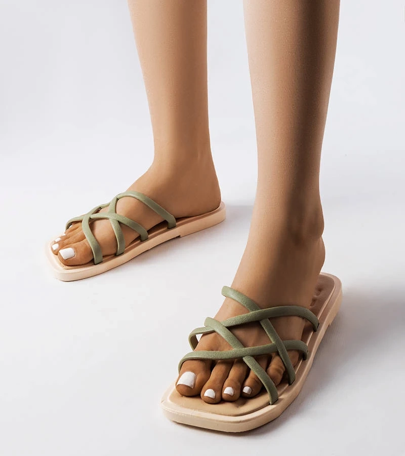 Zöld gumicipő Pearlman