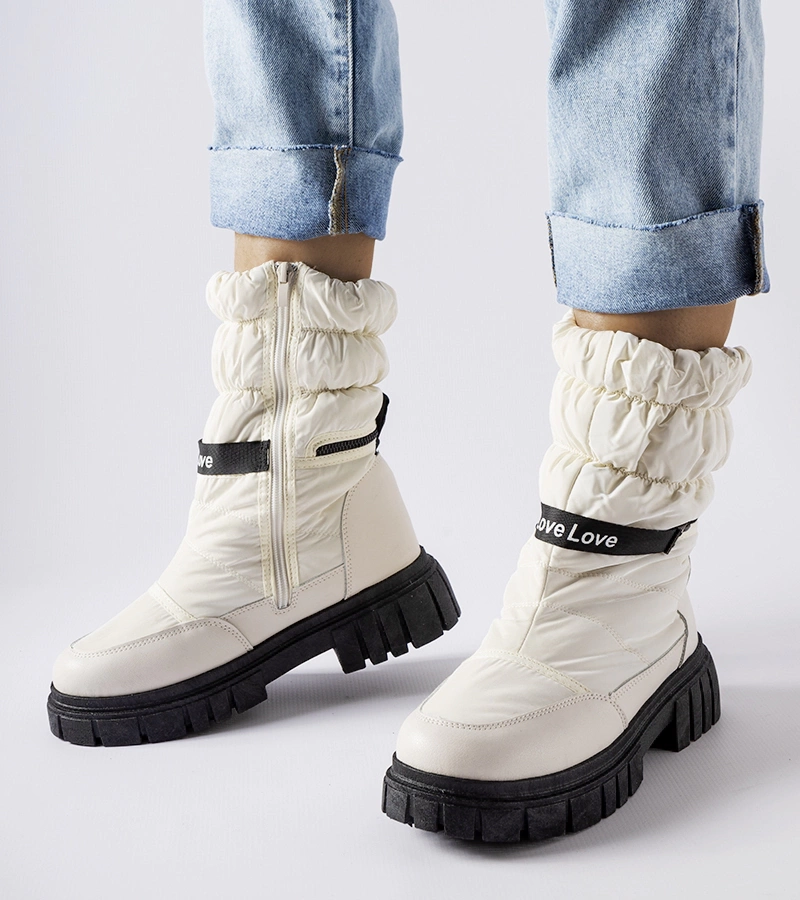 LoveXsnow bézs hótaposók