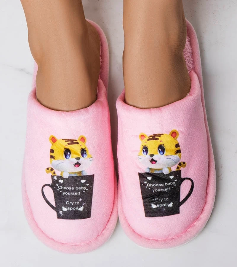 Rózsaszín puha papucs Catcup