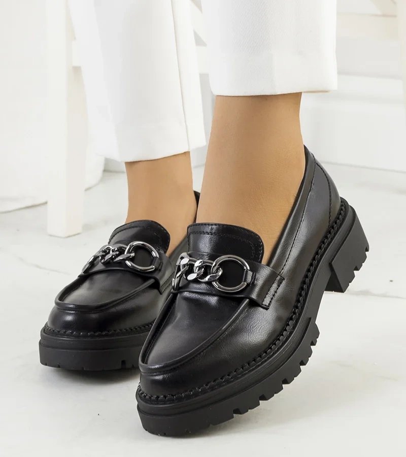 Fekete láncos Joanne cipők