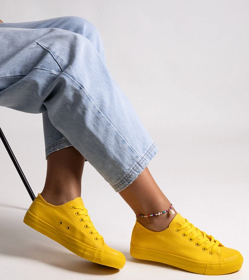 Nudar sárga klasszikus tornacipők