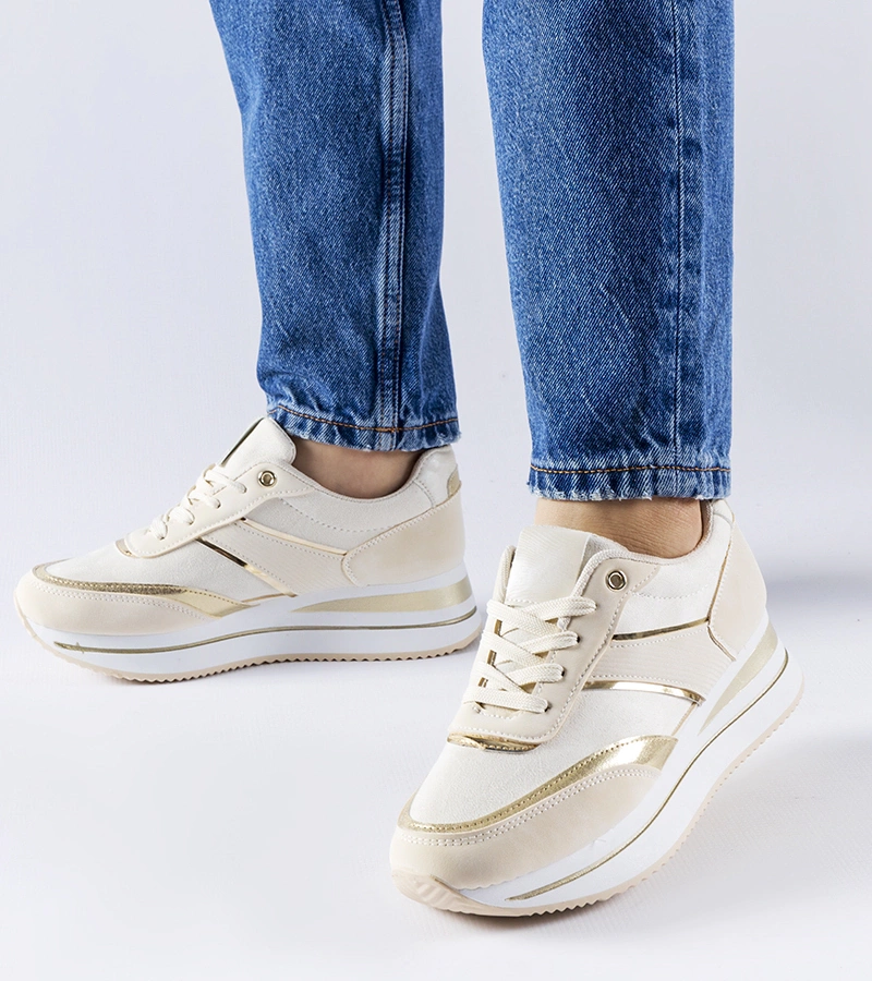 Bezsínű platform Nutter sneakerek