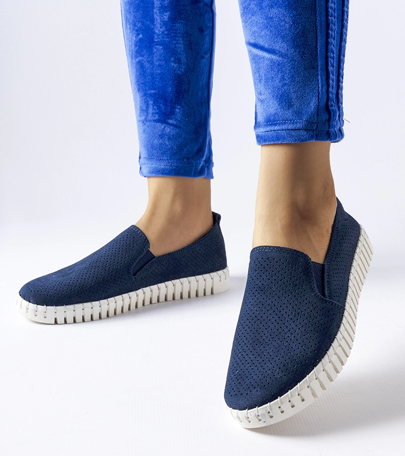 Madiha kék hálós teniszcipők