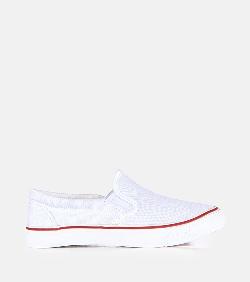 Lagunes fehér gyerek slip-on tornacipő