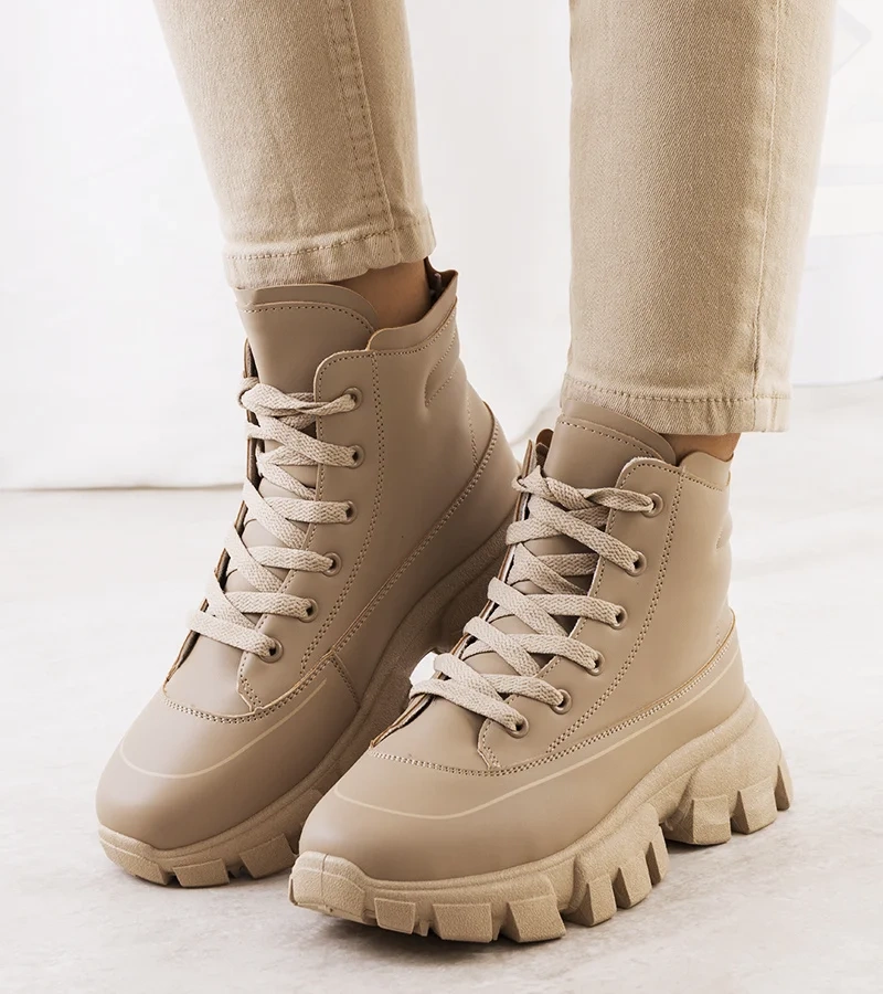 Barna női bakancsok Nurbi