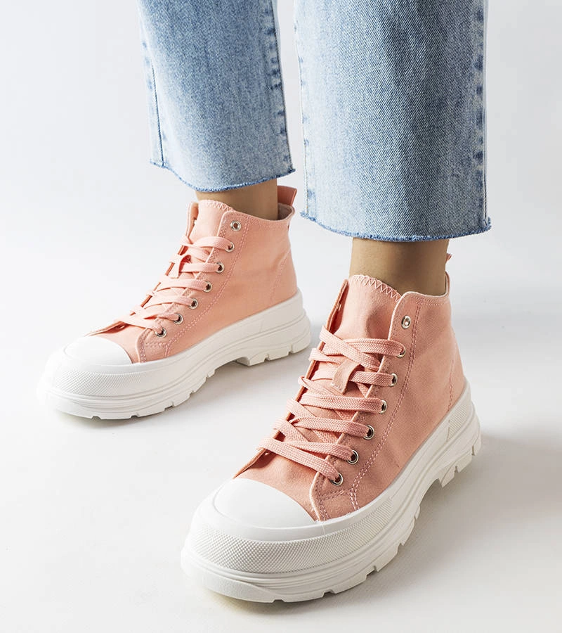 Rózsaszín bokacsizma Saverio