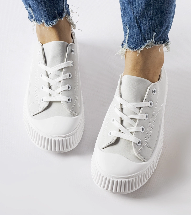 Erbezzo szürke platformos tornacipők