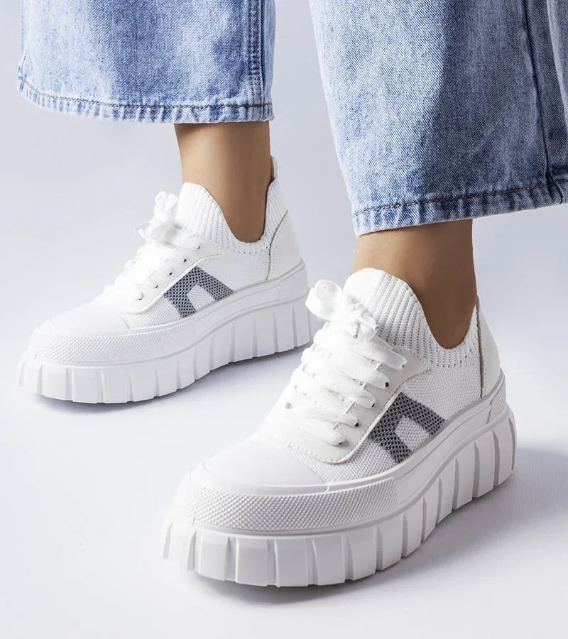 Fehér platformos tornacipő Charpentier