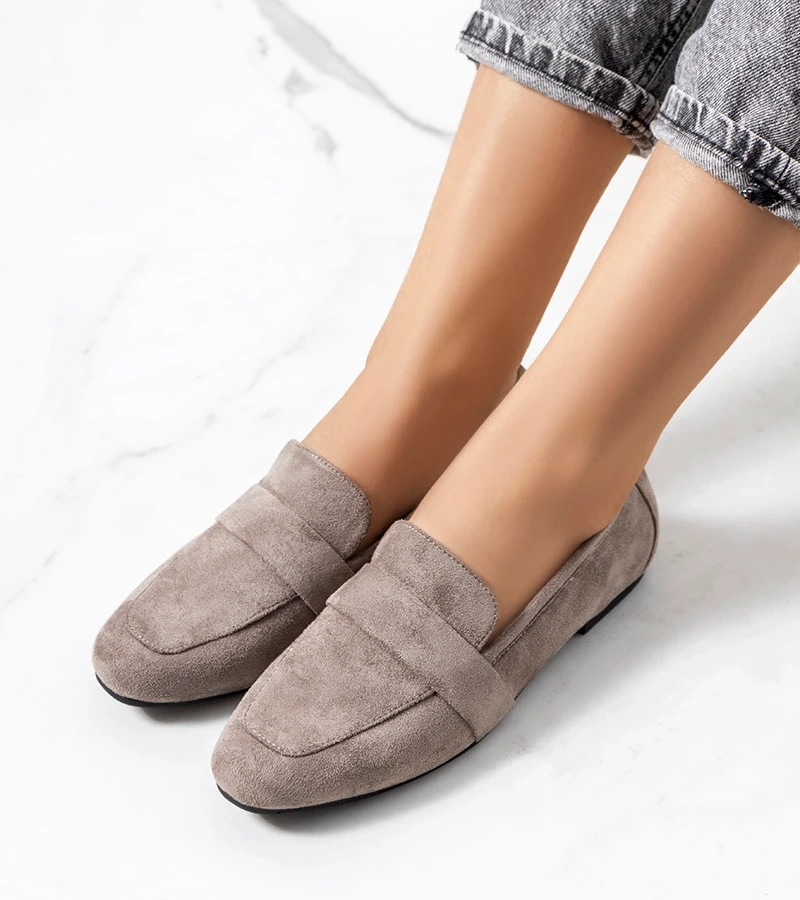 Hanna női szürke félcipők