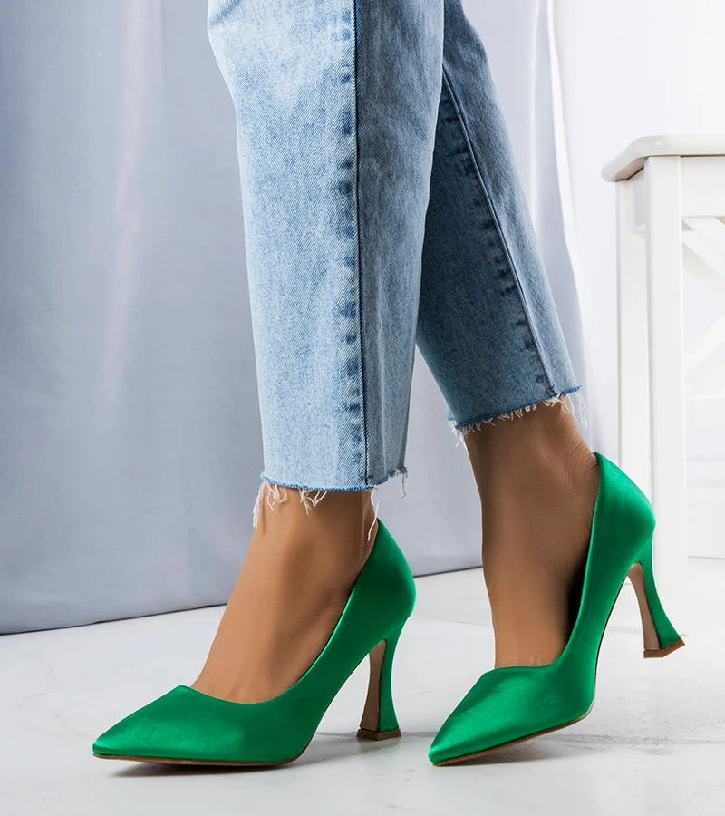 Zöld tűsarkú Otto